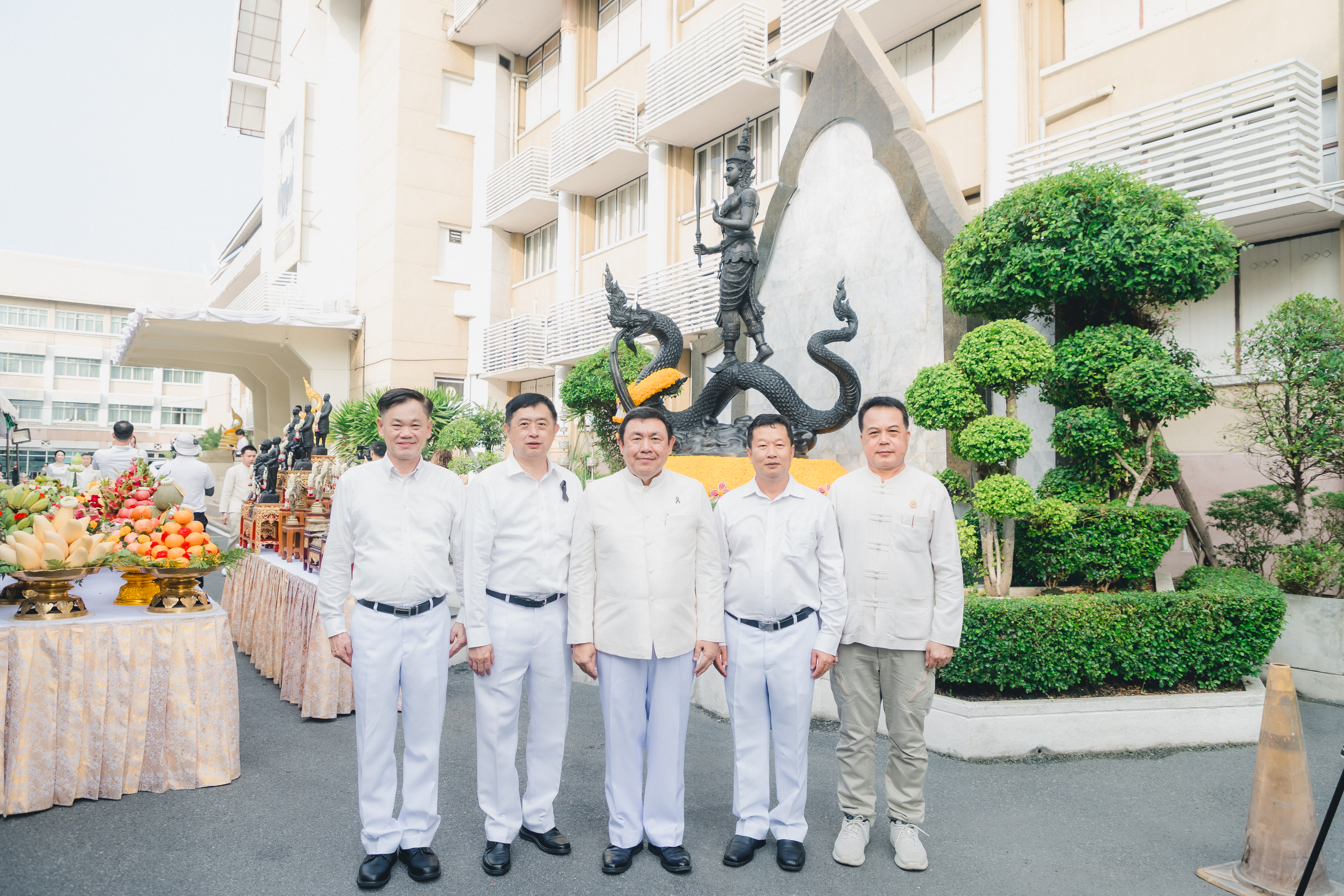 title - ส.ป.ก. ร่วมพิธีบวงสรวงบูรพกษัตริย์ องค์พระพิรุณทรงนาค และศาลพระภูมิเจ้าที่ เนื่องในวันพระราชพิธีพืชมงคลจรดพระนังคัลแรกนาขวัญ ประจำปีพุทธศักราช 2569